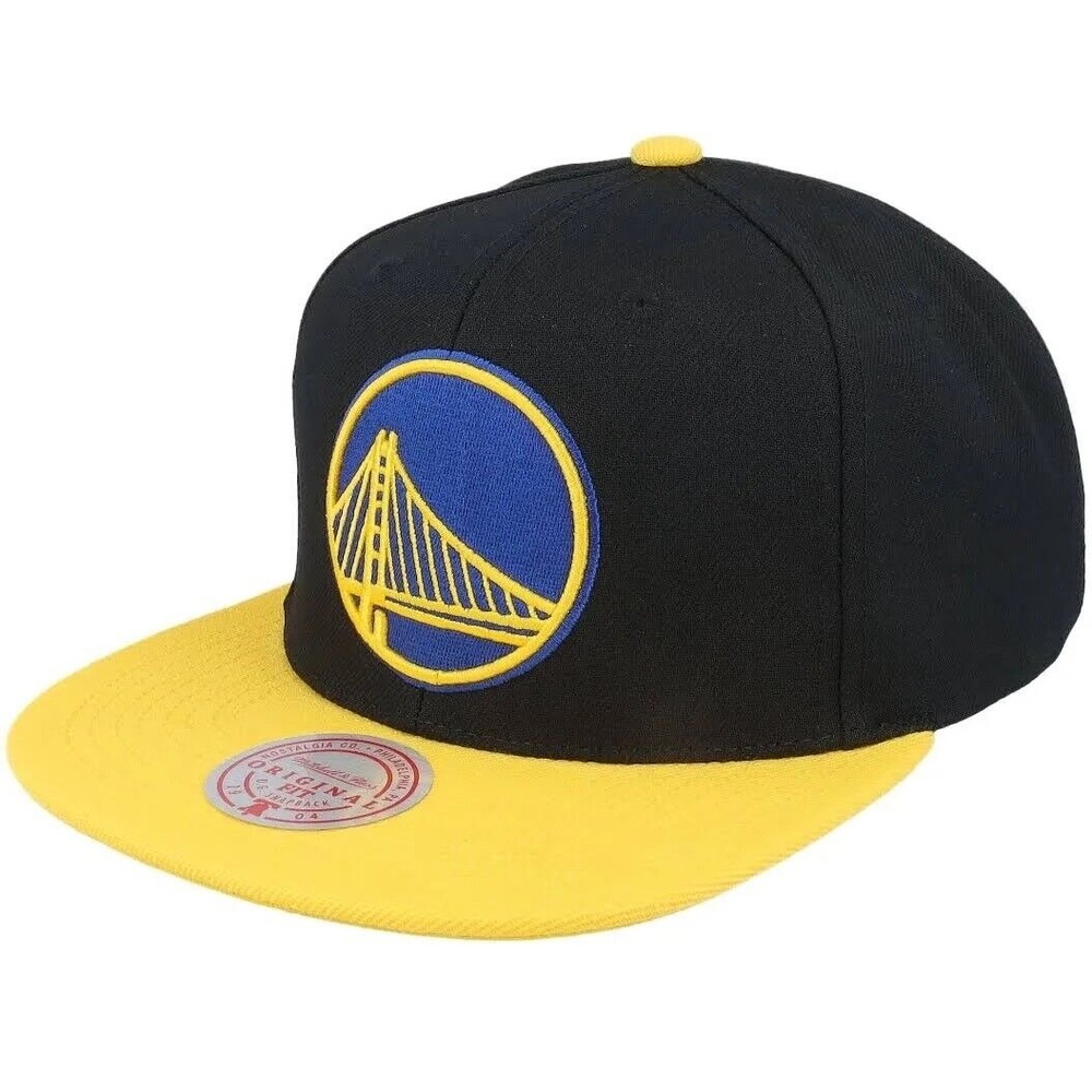 Golden State Warriors NBA Mitchell & Ness Hardwood‎ Classics Snapback Hat Cap OS